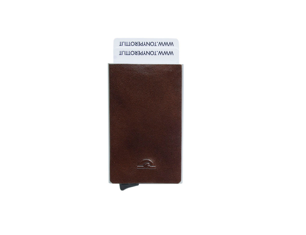 Кожаный картхолдер Tony Perotti Nevada 3771 moro c системой RFID - Фото № 3