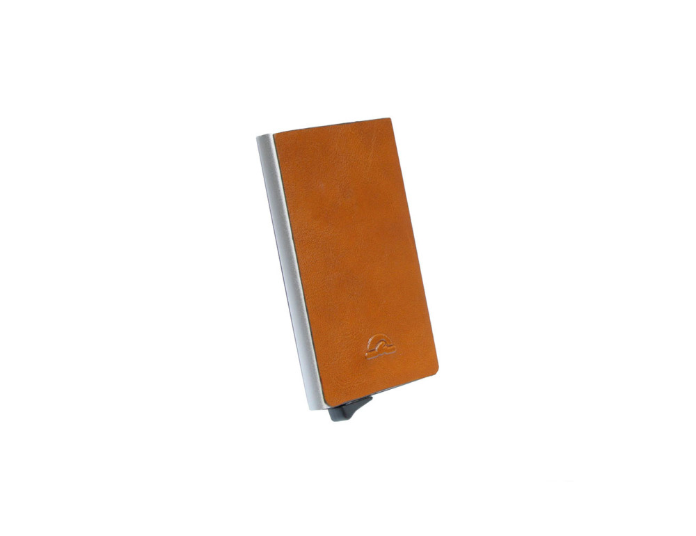 Кожаный картхолдер Tony Perotti Nevada 3771 honey c системой RFID - Фото № 3