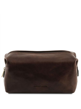 Маленька косметичка зі шкіри SMARTY Tuscany Leather TL141220 Dark Brown