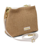 Маленька шкіряна сумочка бежевого кольору Tuscany Leather TL142208 Champagne - Фотографія № 102
