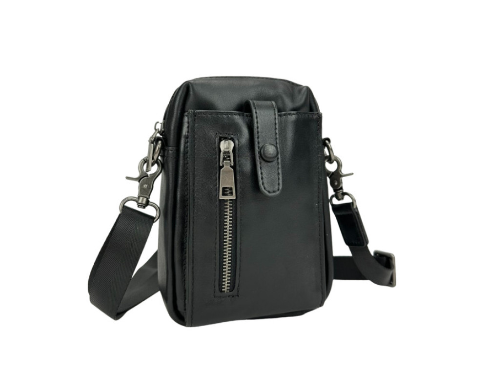 Маленькая сумочка мужская кожаная TDING BAG 1633A - Фото № 3