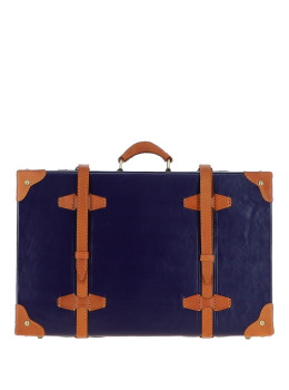 Маленький кожаный чемодан Ashwood VIN-18 Navy