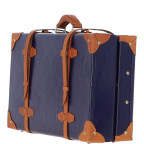 Маленький кожаный чемодан Ashwood VIN-18 Navy - Фото № 102