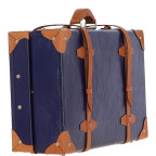 Маленький кожаный чемодан Ashwood VIN-18 Navy - Фото № 104