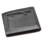 Чорний шкіряний затиск-портмоне MD Leather MD 555-10А - Фотографія № 101