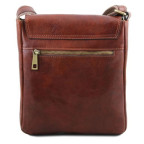 Світло-коричнева сумка чоловіча на плече шкіряна Leather tl141408 med - Фотографія № 103