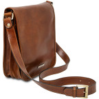 Чоловічий шкіряний великий месенджер Tuscany Leather Messenger TL141255 (Мед) - Фотографія № 101