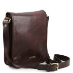 Чоловічий шкіряний месенджер із клапаном Tuscany Leather Messenger TL141255 (Темно-коричневий) - Фотографія № 102 Чоловічий шкіряний месенджер із клапаном Tuscany Leather Messenger TL141255 (Темно-коричневий) - Фотографія № 102