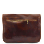 Чоловічий шкіряний месенджер Tuscany Leather Messenger Double TL90475 (Коричневий) - Фотографія № 103
