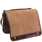 Чоловічий шкіряний месенджер Tuscany Leather Messenger Double TL90475 (Коричневий) - Фотографія № 104