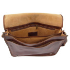 Чоловічий шкіряний месенджер Tuscany Leather Messenger Double TL90475 (Коричневий) - Фотографія № 105