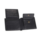 Шкіряне портмоне TIDING BAG 8063A чорне - Фотографія № 101