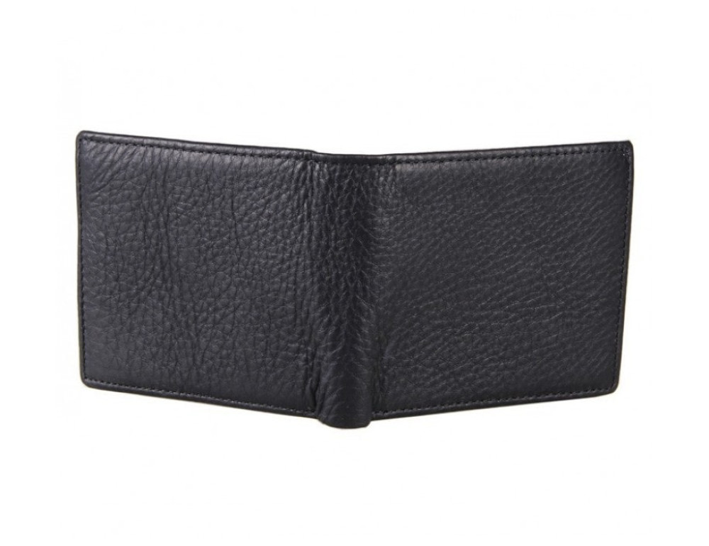 Шкіряне портмоне TIDING BAG 8063A чорне - Фотографія № 4