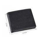 Шкіряне портмоне TIDING BAG 8063A чорне - Фотографія № 107