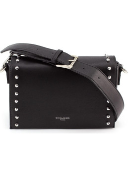 Жіноча прямокутна сумка David Jones 5822-1T black чорна