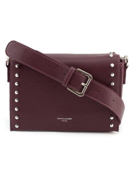 Жіноча прямокутна сумка David Jones 5822-1T d.bordeaux бордовий