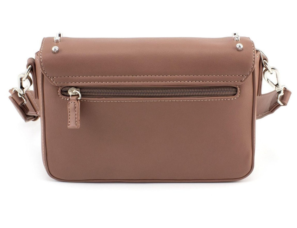 Жіноча прямокутна сумка David Jones 5822-1T d.pink темна пудра - Фотографія № 2