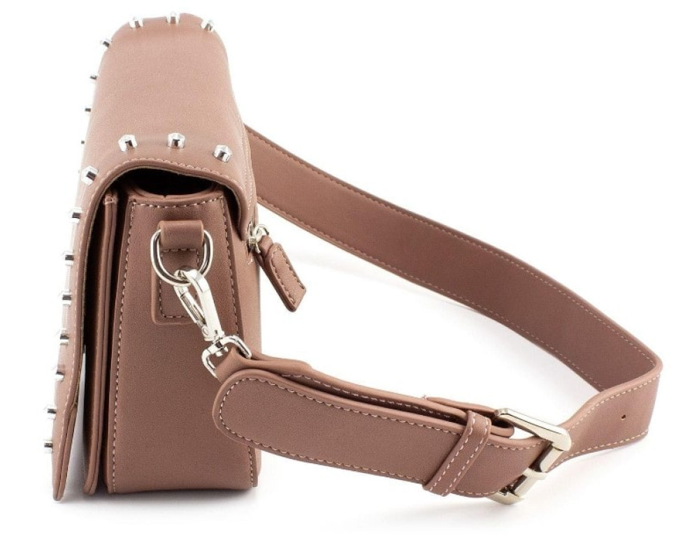 Жіноча прямокутна сумка David Jones 5822-1T d.pink темна пудра - Фотографія № 3