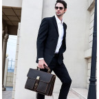 Чоловічий шкіряний портфель Bexhill Bx7164 DBrown - Фотографія № 101