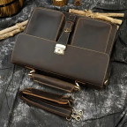 Чоловічий шкіряний портфель Bexhill Bx7164 DBrown - Фотографія № 103
