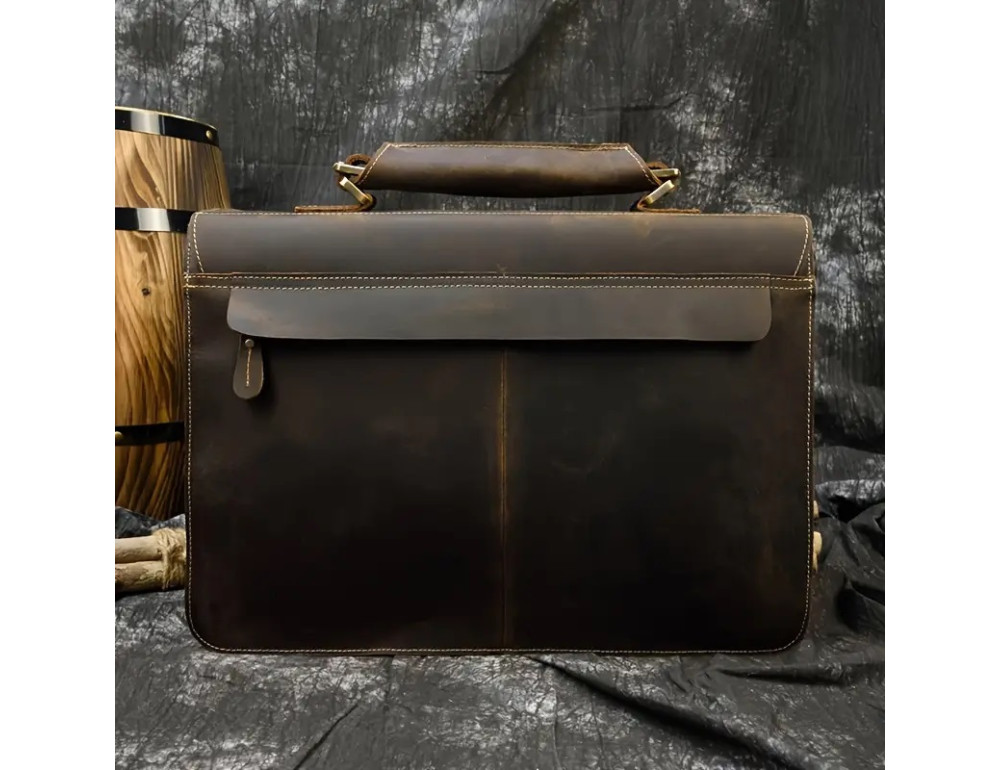 Чоловічий шкіряний портфель Bexhill Bx7164 DBrown - Фотографія № 5