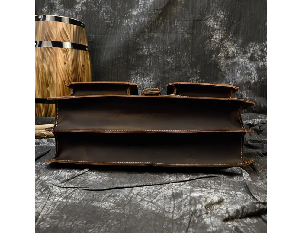 Чоловічий шкіряний портфель Bexhill Bx7164 DBrown - Фотографія № 6