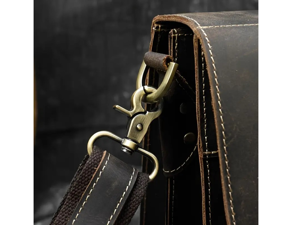 Чоловічий шкіряний портфель Bexhill Bx7164 DBrown - Фотографія № 13