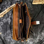 Чоловічий шкіряний портфель великого розміру Bexhill Bx7164 LgBrown - Фотографія № 106