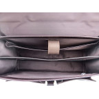 Коричневий чоловічий портфель з гладкої шкіри Newery N7164GC - Фотографія № 107