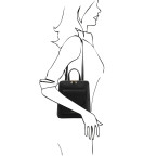 Невелика жіноча сумка-рюкзак Tuscany Leather TL142092 Black - Фотографія № 101