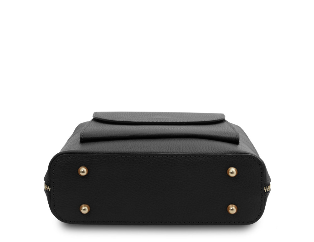 Невелика жіноча сумка-рюкзак Tuscany Leather TL142092 Black - Фотографія № 5