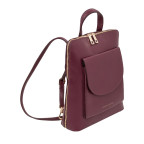 Невелика сумка-рюкзак Tuscany Leather TL142092 Bordeaux - Фотографія № 101