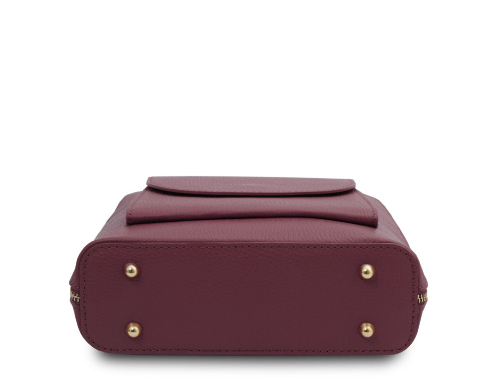 Невелика сумка-рюкзак Tuscany Leather TL142092 Bordeaux - Фотографія № 4