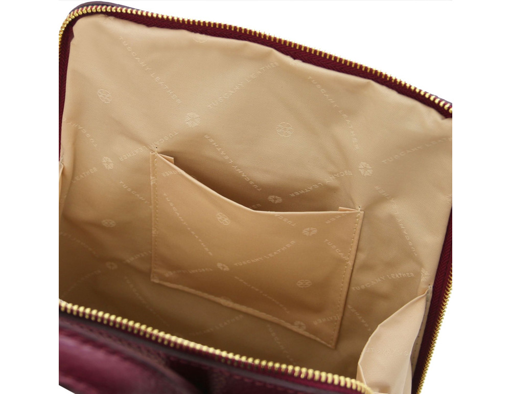 Невелика сумка-рюкзак Tuscany Leather TL142092 Bordeaux - Фотографія № 6