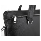Чорна шкіряна сумка під ноутбук Tiding Bag NM23-2307A - Фотографія № 105 Чорна шкіряна сумка під ноутбук Tiding Bag NM23-2307A - Фотографія № 105