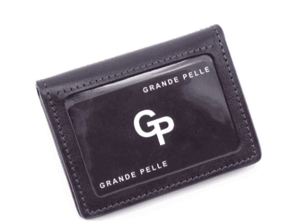 Обложка для автодокументов ID карты синего цвета Grande Pelle 221670 - Фото № 2