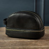 Чоловічий шкіряний несесер із підвальною блискавкою Ashwood PL41 Black