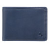 Синій шкіряний портмоне Visconti PLR72 ST / BL / OR Segesta c RFID