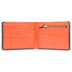 Синій шкіряний портмоне Visconti PLR72 ST / BL / OR Segesta c RFID - Фотографія № 102