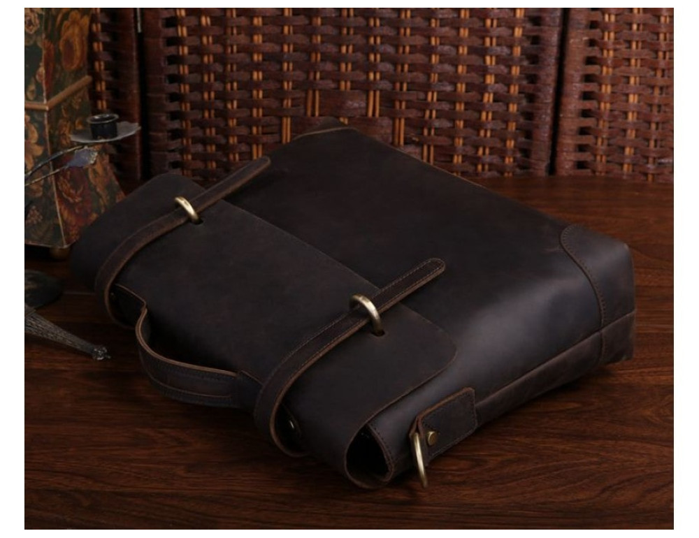 Чоловічий шкіряний портфель Vintage 14237 - Фотографія № 4