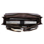 Шкіряний портфель TIDING BAG 7105A чорний - Фотографія № 101
