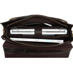 Шкіряний портфель TIDING BAG 7105R темно-коричневий - Фотографія № 101