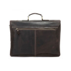 Шкіряний портфель TIDING BAG 7105R темно-коричневий - Фотографія № 102