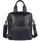 Чоловіча шкіряна сумка-месенджер TIDING BAG 7266A чорний - Фотографія № 100