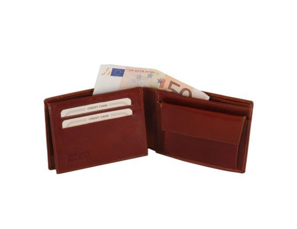 Ексклюзивний чоловічий шкіряний гаманець Tuscany Leather TL140763 Black - Фотографія № 2