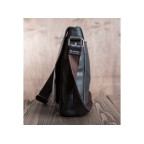 Шкіряний месенджер Tiding Bag G1157A чорна - Фотографія № 103