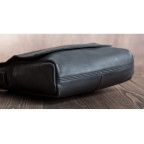 Шкіряний месенджер Tiding Bag G1157A чорна - Фотографія № 105