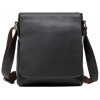 Шкіряний месенджер Tiding Bag G1157A чорна Шкіряний месенджер Tiding Bag G1157A чорна