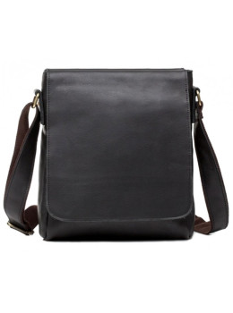 Шкіряний месенджер Tiding Bag G1157A чорна