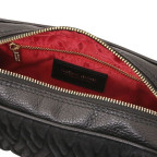 Жіноча замшева сумка через плече Tuscany Leather Chantilly TL142490, чорна - Фотографія № 105